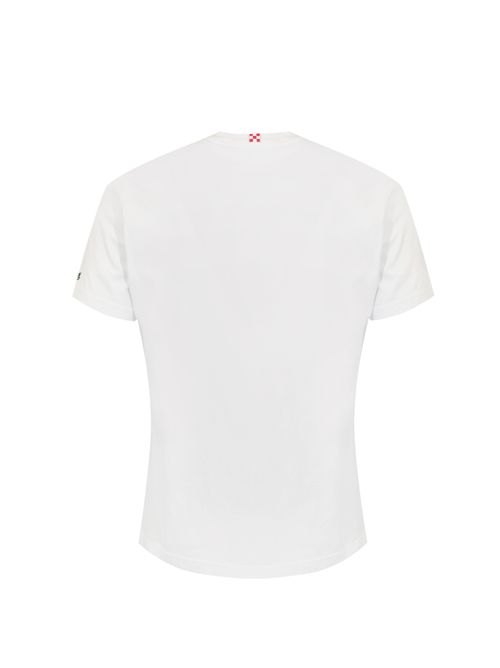 T-shirt Portofino in cotone con ricamo Punto alla Carriera Mc2 Saint Barth | POT000100322L